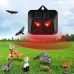 4pcs in Box Solar Animal Repeller Waterproof Animal Deterrent with Red LED Light