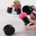 8 PCS Mushroom Head Puff Round Head Small Mushroom With Handle Puff Makeup Sponge Puff