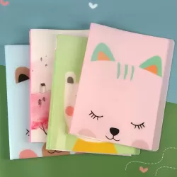 Student Stationery Folder Data Sheet 10 Pages Pattern Random Delivery