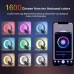 Multi-Functional RGBW Atmosphere Light Bluetooth Speaker Sunrise Wake-Up Lamp Digital Display Alarm Clock
