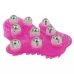 Thickened Palm-shaped Handheld Ball Meridian Massager Magenta