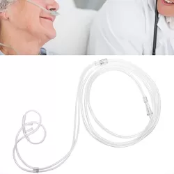 2m Household Disposable Double-hole Nasal Oxygen Tube Pipe Oxygen Supply Tubing