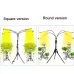USB 40W 12V LED Plant Growth Supplement Light With RF Remote Control Floor Folding Tripod Without Power Adapter Square Version