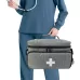 Small Medicine Storage Bag Home First Aid Kit Grey