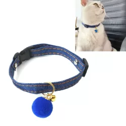 Pet Cowboy Cat Dog Collar With Bell Pet Accessories Small Ball