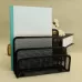 Mesh Letter Sorter Mail Document Tray Black Desk Office File Storage Rack
