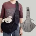 Pet Carrying Rucksack Shoulder Strap Adjustable Pet Outing Diagonal Bag