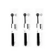 3 Boxes RAOYI Spiral Hair Couple Teeth Brush Small Round Head Adult Soft Hair Toothbrush Black or White