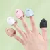 2 Sets  20pcs Packaging Random Color Delivery Mini Leather Wet and Dry Makeup Finger Puff