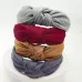 5cm Wide-brimmed Pressed Hair Solid Color Headband Bright Pink