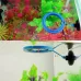 10 PCS Aquarium Fish Food Feeder Thin Black Round