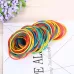 Assorted Color Sturdy Stretchable Elastic Rubber Bands School Office Supplies Stationery