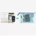 10 PCS Zipper Plastic Mesh Document File Bag Random Color Delivery