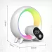 Multi-Functional RGBW Atmosphere Light Bluetooth Speaker Sunrise Wake-Up Lamp Digital Display Alarm Clock