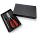 2 in 1 Nail Clipper for Paronychia Stainless Steel Olecranon Nail Nipper or Ingrown Nail Lifter Red