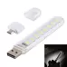 8LEDs 5V 200LM USB LED Book Light Portable Night Light with Micro Adapter White Light