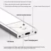 20cm Rechargeable Motion Sensor Light Bar Cabinet Wardrobe Lamp With Remote Control Silver