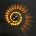 3W Modern Interior Creative Spiral Round Wall Lamp for Club KTV Corridor Aisle Background Wall Decoration Lamp Wall Mounted Blue Light