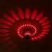 3W Modern Interior Creative Spiral Round Wall Lamp for Club KTV Corridor Aisle Background Wall Decoration Lamp Wall Mounted Blue Light