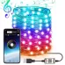 5m 50 LED RGB USB LED Copper Wire Light String Holiday Decoration Light String Bluetooth Mobile APP Control