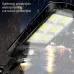 30W Solar Power Human Body Induction and Light Control Street Light Multi-Function Remote Control Outdoor Lighting 6COB with RC
