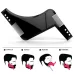 3 PCS Double-sided Beard Comb Molding Template Tool Beard Shaping Styling Tool With Inbuilt Comb