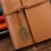 Creative Retro Autumn Leaves Pattern Loose-leaf Travel Diary Notebook