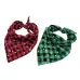 Pet Triangle Towel Christmas Snowflake Dog Saliva Towel