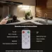 20cm Rechargeable Motion Sensor Light Bar Cabinet Wardrobe Lamp With Remote Control Silver