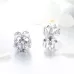 S925 Sterling Silver Stud Earrings Zircon Earrings