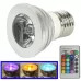 E27 3W RGB Flash LED Light Bulb with Remote Controller AC 85-265V 240-270lm