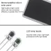 Solar Horseshoe Road Stud Light Car Guidance Light Road Deceleration Light Flashing Bright Version