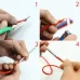 12 PCS in Set Silver Umbrella Rope Needle Marlin Spike Bracelet DIY Weaving Tool