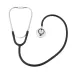 Double-sided Stethoscope Single Tube Doctors Nurse Professional Cardiology Stethoscope Aluminium Alloy Chestpiece Red