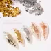 10 PCS K Gold Tin Foil Nail Decoration Nail Polish Adhesive Sticker 02 Silver