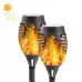 2 PCS Outdoor Courtyard Solar Flame Light Park Lawn Decoration Waterproof Landscape Light 12 LED