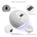 F6 UV LED Lamp Nail Dryer Dual hands Nail Lamp Curing UV Gel Nail Polish With Sensor  Timer  LCD Display White EU
