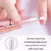 Electrical Nail Polisher Multifunctional Nail Polish Remover Pen Nail Sharpener Pearl White