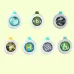 5 PCS Anti-mosquito Buckle Button Plant Essential Oil Inner Core Bugs Away Random Color Delivery