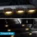 12 PCS Solar Powered LED Outdoor Stairway Light IP65 Waterproof Garden Lamp Warm White Light