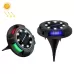 Outdoor Solar Underground Lamp Rotating Buried Lawn Lamp 8 LEDs White Color Light