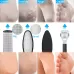 10 In 1 Foot File Clean Tool Kit Foot Care Pedicure Tools Set Black