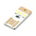 10 PCS Mini Pocket Card USB Power Keychain LED Night Light