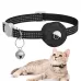 For AirTag 2nd Gen or AirTag 1st Gen Tracker Silicone Case Reflective Pet Cat Collar With Bell
