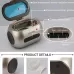 baku BA-3060A 220V Touch Version Household Glasses Jewelry Cleaning Tools Ultrasonic Cleaning Machine EU Plug