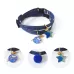 Pet Cowboy Cat Dog Collar With Bell Pet Accessories Five-pointed Star