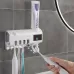 Ultraviolet Toothbrush Sterilizer Bathroom Wall-mounted Toothbrush Holder Black