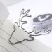 8 PCS/Set Deer Head Paper Clip Shaped Paper Clip Creative Shape Pin Bookmark