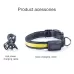 Medium and Large Dog Pet Solar and USB Charging LED Light Collar Neck Circumference