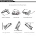 100W Waterproof LED Floodlight Lamp